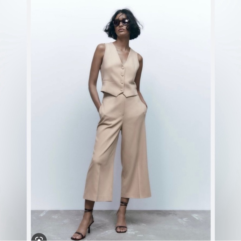 Zara tailored culottes